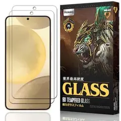 〆【2枚】対応 For Galaxy S24 ガラスフィルム For ギャラクシ