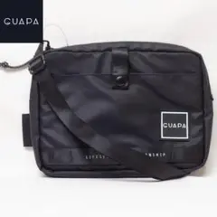 新品 GUAPA バッグ カーボンコーティング ショルダーバッグ ブラック