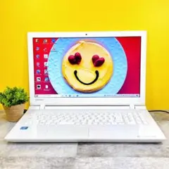 新品SSDでサクサク快適✨カメラ付きノートパソコン白 薄型 初心者 仕事や趣味に