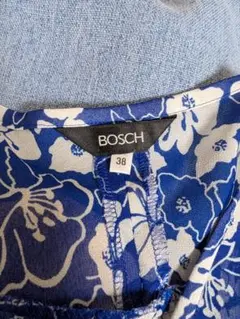 BOSCH 花柄 半袖シャツ 38