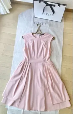 【FOXEY NY サイズ40】ドラマティックシルエットワンピ♡家で洗えるワンピ