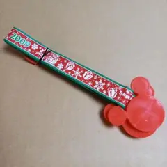 東京ディズニーリゾート　ミッキー クリスマス　ポップコーンバケットストラップ