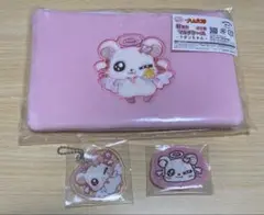 とっとこハム太郎 キャラ福くじ リボンちゃん マルチケース アクキー バッジ