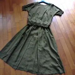 美品　ニーム　NIMES　オリーブグリーン　セットアップ
