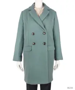 新品・未使用 Randa チェスターコート ブルー サイズ0