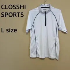 【CLOSSHI SPORTS】スポーツトップス/インナー/白/ホワイト/無地