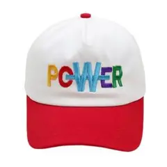 G-DRAGON ジヨン　POWER キャップ　帽子　赤　ライブ　韓国　レッド