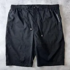 PAGELO パジェロ ストレッチ ナイロン ハーフパンツ メンズ 3L 黒