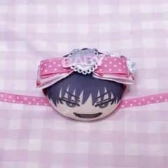 おまんじゅう ヘッドドレス ぬいぐるみ ヘッドドレス リボン