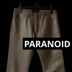 PARANOID パラノイド レザーパンツ フレアパンツ ブーツカット ブラック 2025年最新】paranoid レザーパンツの人気アイテム - メルカリ