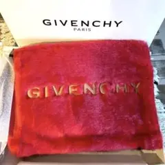 ジバンシー フェイク ファー クラッチバッグ 美品