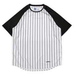 ★希少美品★ballaholic COOL機能素材 ストライプ ゲームシャツ