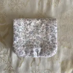 トラネコリベンデール（ラベンダー）　ハンドメイド　ハーフハンカチ