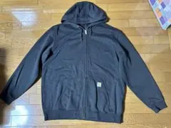 Carhartt ブラック ジップアップパーカー