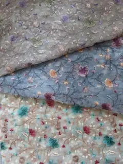 インド刺繍生地