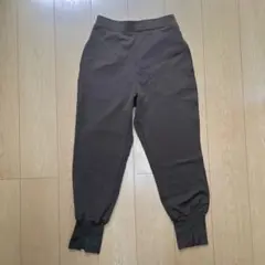 アンティカ 裾リブストレッチパンツ ダークカーキ M【美品】