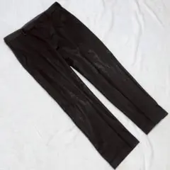 KN0344【ニューヨーカー】スラックス パンツ【AB4】メンズ ダブル 黒