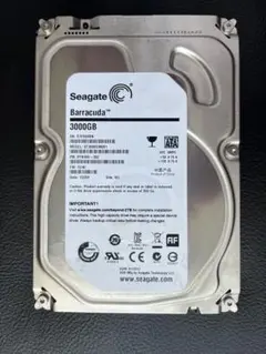 【使用☆231時間】 Seagate [3TB SATA 600]