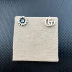 【GUCCI】ダブルGフラワースタッズピアス