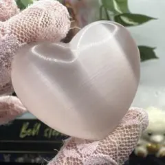 ピンクセレナイトハート♡♡No.1911