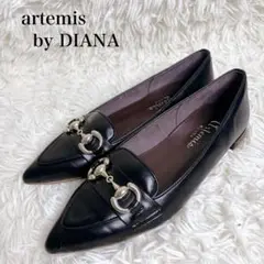 【未使用級】artemis by DIANA ビットデザインローファーパンプス
