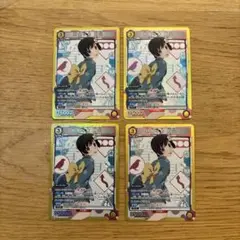 ユニオンアリーナ 物語シリーズ 阿良々木月火 SR 4枚セット
