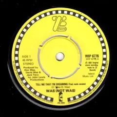 Was (Not Was - Tell Me That I'm Dreaming