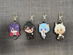 混血のカレコレ　ガチャ　ラバーマスコット　4個セット