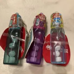 【匿名配送】森永ラムネ　ミニボトルキーホルダー タイトー　限定