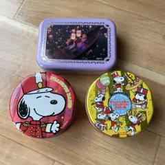 スヌーピーとラプンツェルのお菓子缶　※中身はありません