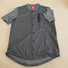Nike 半袖シャツ M グレー/ブラック