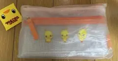 ひよこちゃん チキンラーメン　ポーチ　オレンジ　新品　未開封