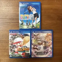PS Vita ゲーム みんなのGOLF 6 他 3本セット