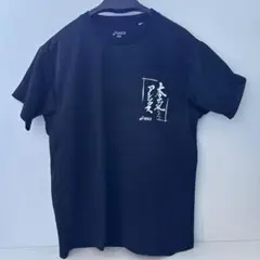 アシックス　黒 Tシャツ Lサイズ　バレーボール