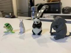 動物フィギュアセット 祈るポーズ