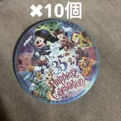 東京ディズニーリゾート 35周年カンバッジ　限定品　匿名配送✖︎10個