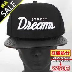 在庫処分STREET DREAMS 帽子 ウエストサイド チカーノ フェイク 黒