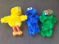 セサミストリート ぬいぐるみ3体セット