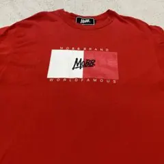 MoBB. レッド　赤　Tシャツ Mサイズ
