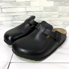 ビルケンシュトック ボストン サボサンダル スムースレザー 本革 黒 22.5