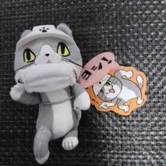 現場猫　ぬいぐるみ　マスク付きタグ レア