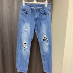 アズノウアズ ダメージジーンズ