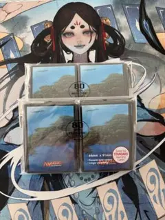 MTG アンヒンジド　スリーブ　島