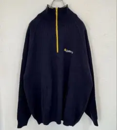 デッドストック スペイン Correos ジッパー セーター