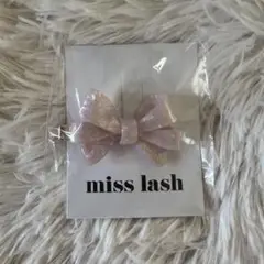 misslash ノベルティ ロゴ入りピン 三上悠亜 リボンヘアピン