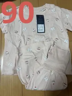 Cottoli カップケーキ柄 ベビー半袖パジャマ 90 新品・未使用品