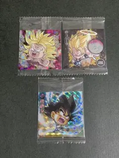 ドラゴンボール ウエハース シール 3枚セット