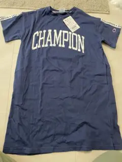 CHAMPION 半袖ワンピース 140 ネイビー