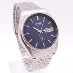 《一点物》SEIKO 腕時計 ネイビー シルバー デイデイト タイプ2
