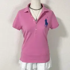 y2k ラルフローレン ビッグポニー ポロシャツ ピンク 平成女児 平成ギャル